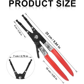 Soldering Pliers Metal Car Soldering Clamp Multi Function Wire Soldering Plier Soldering Aid Pliers Wire Welding Clamp Pick up Aid Tool for Automobile Maintenance Repairing（Black）