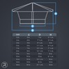 RDP Galvanized Cone Top Chimney Cap with Screen (7 Inch)