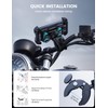 Lamicall Motorcycle Phone Mount Holder - [Dual Vibration Dampener] [Upgrade