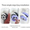 8PCS Luggage Caster Wheel Covers – Shock Absorbing & Noise-Reducing