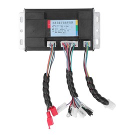 Brushless Controller, 1200 W 48 V to 72 V Sine Speed Controller, Internal Circuit Protection, Aluminium Alloy Housing, Brushless Motor Controller for Electric Bicycle Wheelchair, Default