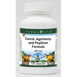 Carrot, Agrimony, and Psyllium Formula - 450 mg (100 Capsules, ZIN: 512087)