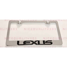 BLVD 3D Lexus Stainless Steel Finished License Plate Frame Rust Free
