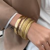 Gold Bangles for Women Gold Bracelet Stack Indian Bracelet Stackable