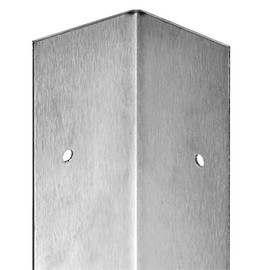 Prime-Line MP10857 Stainless Steel Corner Shield with Fasteners, 2 x 48 In. (6 Pack)
