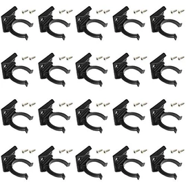 x20 Kitchen Kick Board Plinth Clips & Bracket Fits 30-31mm Diameter + 40 Screws