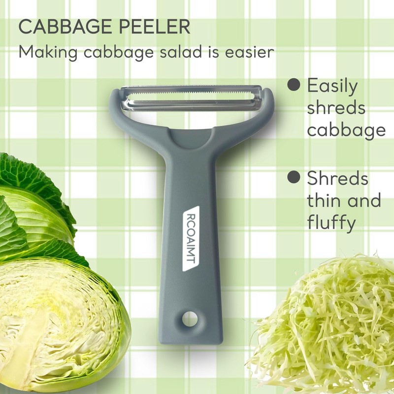 RCOAIMT, Cabbage Peeler and with Non-Slip Handle, Lagre Size Vegetable