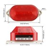 Baomain Industrial Signal Red Mini Warning Light Strobe Warning lamp