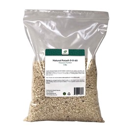 Natural Potash 0-0-60 Fertilizer 15 Pounds (Garden Naturals Brand)