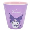 Ken Onishi Sanrio Melamine Tumbler KUROMI/PU, Size: Approx. φ3.4 inches