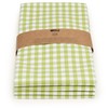 FILU Tea Towels (100% Cotton, Pack of 8, Light Green/White