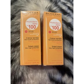 Bioderma Photoderm Max SPF 100 Sunscreen Sunblock 40ml Exp 4/28 2pack