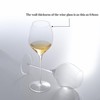 HUKNFC Wine Glasses Set of 4, Ultra-Thin Premium Crystal Glasses
