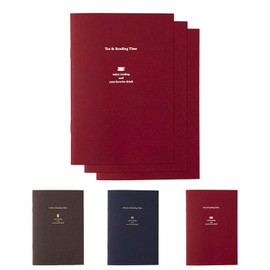 Daigo R2348 Reading Notebook for Tea Time, Black Tea, Bulk Pack of 3