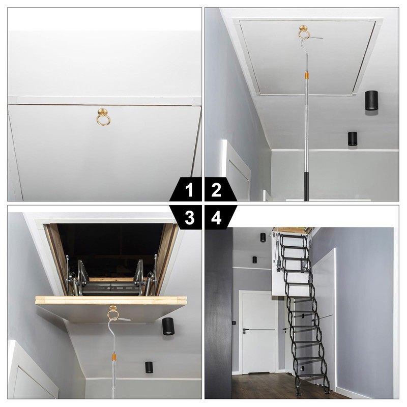 Ladder Pull Down System Kit, Attic Ladder Pull Down System
