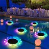 Solar Sunflower Pool Floating Light Diving Led Remote Control IP67