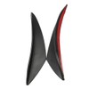 ChaRLes 6pcs Universal Carbon Fiber Spoiler Front Bumper Fins Spoiler