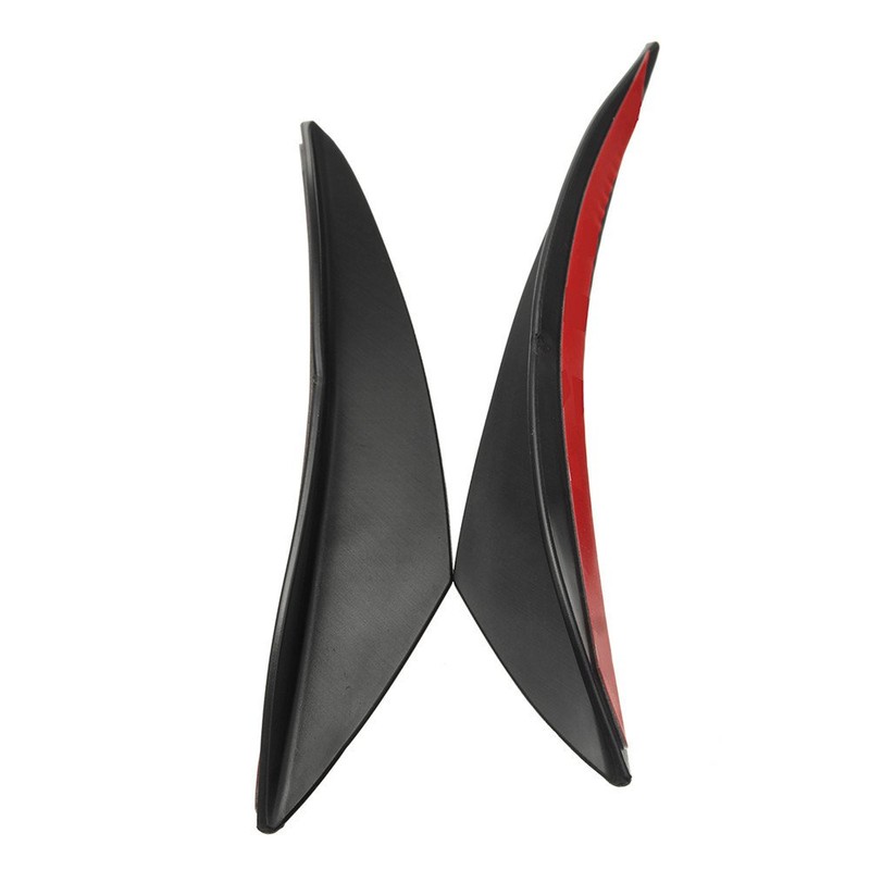 ChaRLes 6pcs Universal Carbon Fiber Spoiler Front Bumper Fins Spoiler