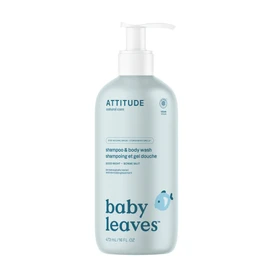 ATTITUDE Baby 2-in-1 Shampoo and Body Wash, EWG Verified, Dermatologically Tested, Vegan, Good Night, 473 mL