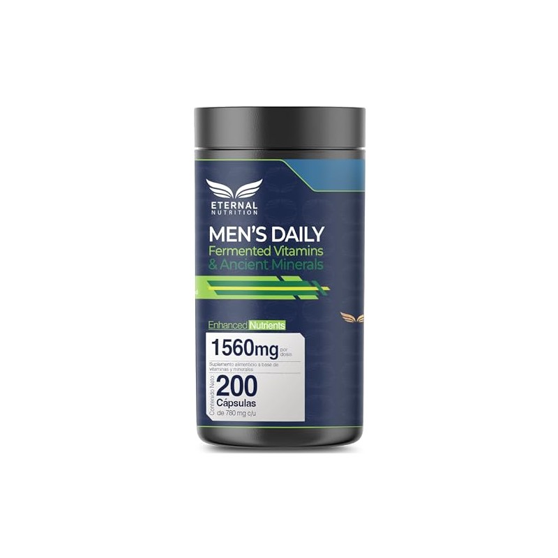 ETERNAL NUTRITION Men's Daily: Multivitamínico Hombre 4 en 1 (200
