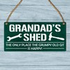 Grandad's Shed - The Grumpy Old Git's Happy Place" -