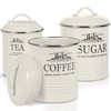 noonberry Kitchen Canisters for Countertop - Set of 3 -