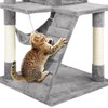 Yaheetech Cat Tree Tower Kitten Condo Scratching Post with Hammock