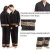 neilgo Mens Pajamas Set Luxurious Satin Matching Pajamas for Couples