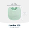 Tiny Twinkle Baby Feeding Bibs 8 Pack - Waterproof and