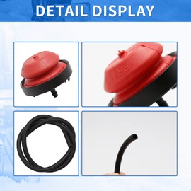 Vkinman Primer Bulb Fuel Line Replacement for Tecumseh Sear Craftsman Snow Blower Thrower 570682 75110639 321802A 056200 95110639A 632107 632334A 640349 HM70 HM80 HM100 HMSK80 HMSK90 HMSK100
