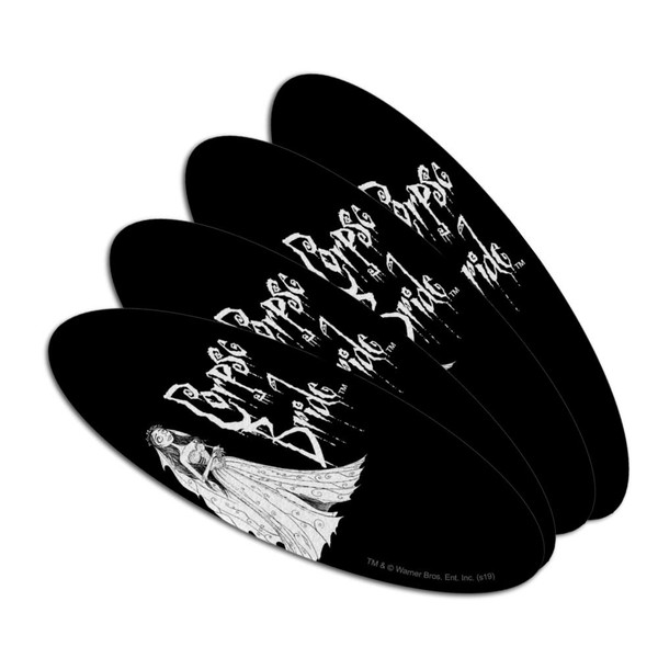 Corpse Bride Logo and Silhouette Double-Sided Oval Nail File Emery