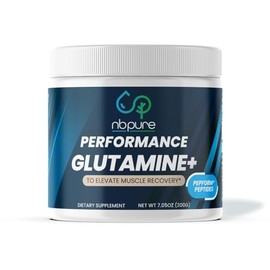 nbpure Performance Glutamine+: PepForm™ Glutamine Peptides – Non-GMO Muscle Recovery & Gut Health – Leaky Gut, Immune Support