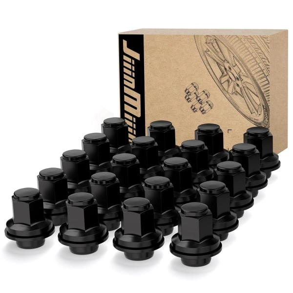 Branded JiiinMiiin M12x1.5 Toyota Lexus Lug Nuts, 13/16'' (21mm) Hex