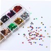 IWOWHERO DIY Nail Art Sequins for Manicure Decorative Stickers for