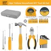 Home Tool Kit 24PCs - Yellow Home DIY Repair Tool