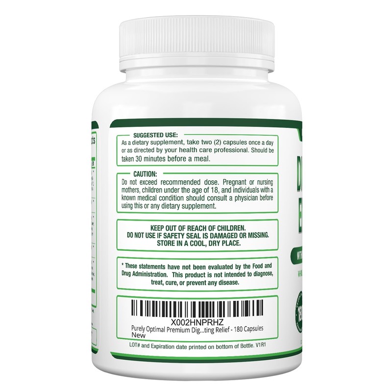 Purely Optimal Digestive Enzymes for Women and Men – Multi-Enzyme