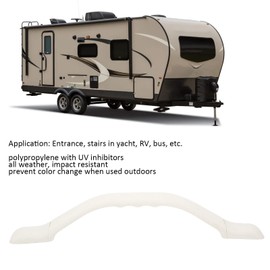 Arsor RV Grab Assist Handle, 280mm 11in Entry Door Grab Bar 200lbs Bearing Capacity RV Door Handle Anti Slip Entry Step Support Grab Bar Exterior Assist Handle for RV Boat Marine Automobile