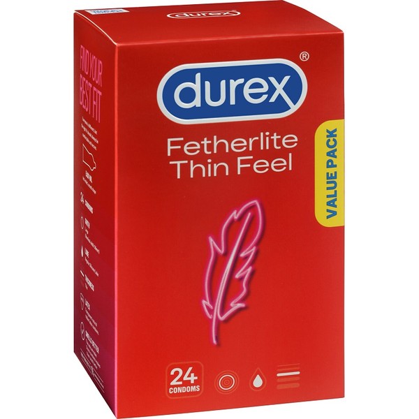 Durex Condom Fetherlite Thin Feel 24