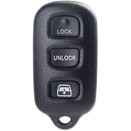 Fit for Toyota Sequoia 2001-2008 Key,1999-2009 4Runner Key fob Cover Replacement Key Shell HelloAuto (3+1 Buttons) JUST Empty CASE FCC ID: HYQ12BBX HYQ12BAN HYQ1512Y
