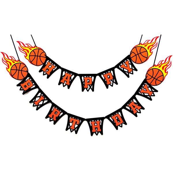 Seyal®Basketball Happy Birthday Banner