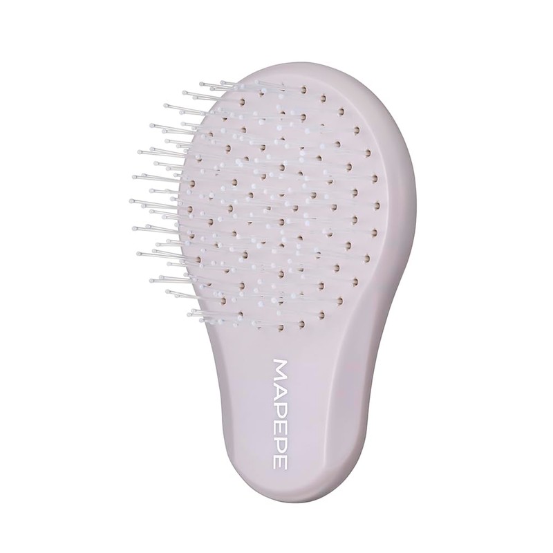 Mapepe Detangling Brush [Pocket Size] Purple Gray MAPEPE