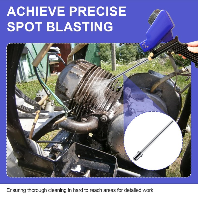 Sand Blaster Long Nozzle for LE Lematec, Sandblasting Nozzle Tip