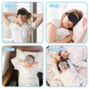 WY LIGHTING LEVEL 2 Pcs Plush Eye Mask Soft Sleeping