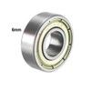 sourcing map 698ZZ Deep Groove Ball Bearing Double Shield 698-2Z