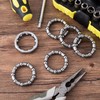 CustomyLife 6pcs 5/16" x 9 Balls Bicycle Crank Bearing Silver