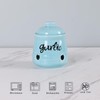 HAOTOP Garlic Keeper with Lid, Ceramic Mini Garlic Saver Container