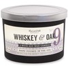 Vineyard Hill Naturals Matte Black Letterpress 3-Wick Scented Candle, 12-Ounce,
