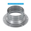 PATIKIL 3 Inch Duct Connector Flange, 2 Pack Metal Fitting