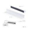 ナカバヤシ マグネットトレー170mm／ホワイト MNT-170WH