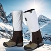 Waterproof Hiking Leg Gaiters for Snow, Sand and Mud Protection,
